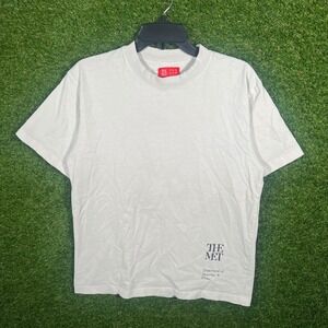 The Met Metropolitan Museum of Art Graphic T Shirt White Short Sleeve Size S